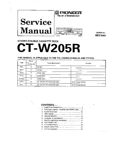 hfe_pioneer_ct-w205r_service_en