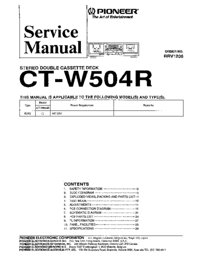 hfe_pioneer_ct-w504r_service