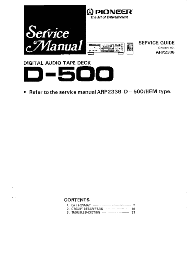 hfe_pioneer_d-500_service_guide_en_arp2338