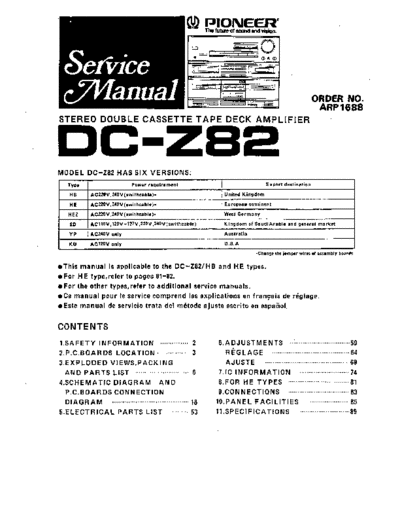 hfe_pioneer_dc-z82_service