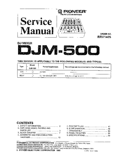 pioneer-djm500_mixer_service_manual