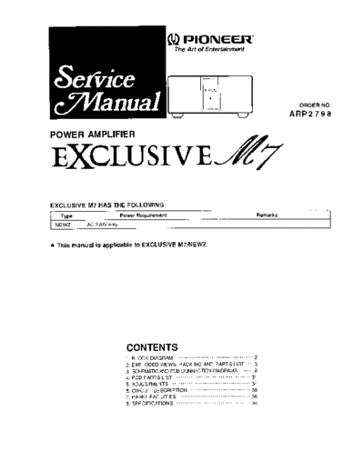 hfe_pioneer_exclusive_m7_service