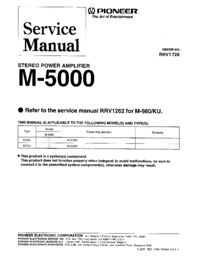 hfe_pioneer_m-5000_service_rrv1728_en