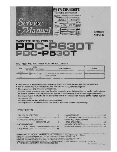 PIONEER_PDC-P630T_PDC-P530T_ARP2647