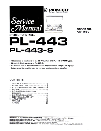 ve_pioneer_pl-443_433-s_service