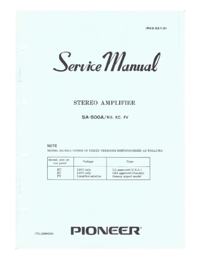 hfe_pioneer_sa-500a_service_en