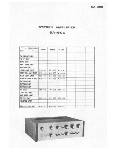 hfe_pioneer_sa-800_fvw_kuw_kcw_schematics