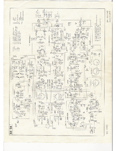 Pioneer SX34 Schematic