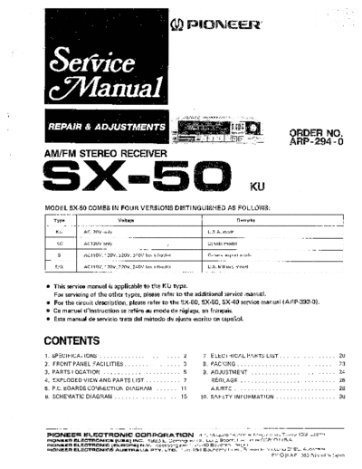 hfe_pioneer_sx-50_service_arp-294-0_en