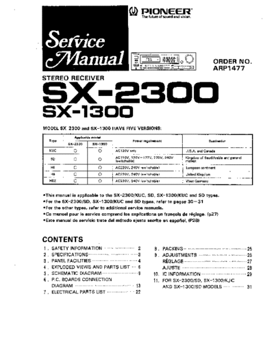 hfe_pioneer_sx-1300_2300_service