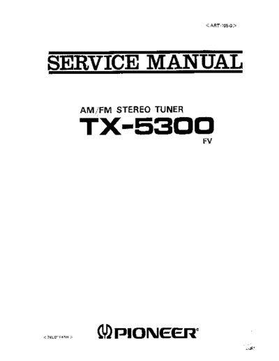 hfe_pioneer_tx-5300_service