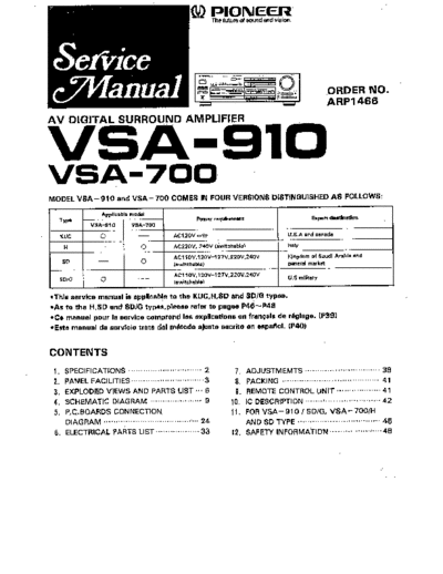hfe_pioneer_vsa-700_910_service
