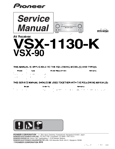 RRV4596 - VSX-1130-K, VSX-90