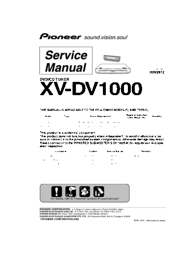 XV-DV1000-RRV2672