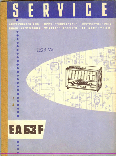 videoton ea 53 f service manual