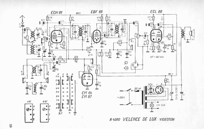 videoton r 4360 velence de lux