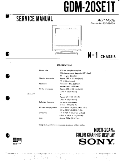 SONY GDM-20SE1T