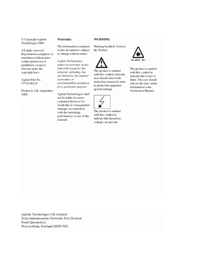 HP OmniBer 718Sonet (37718)User