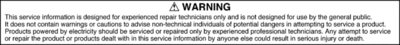 warning