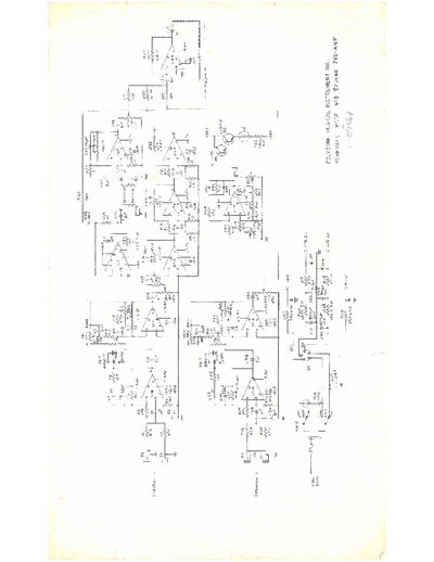 Polytone V1B Reverb Preamp Schematic