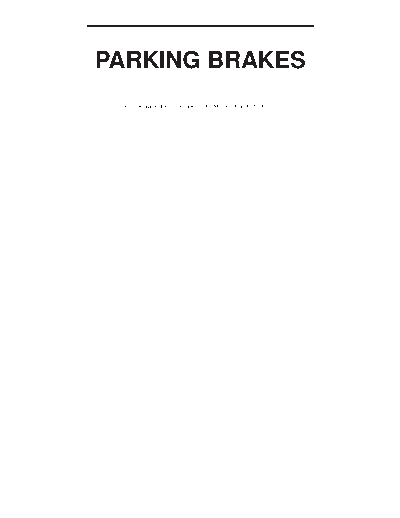 36 Parking Brakes