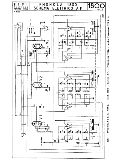 Phonola 1800 RF unit