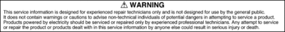warning