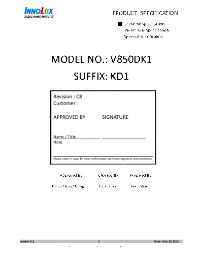 Panel_INNOLUX_V850DK1-KD1_0_[DS]
