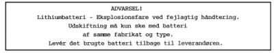 advarsel