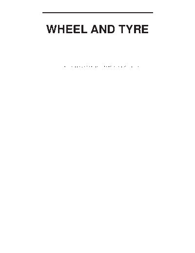 31 Wheel And Tyre