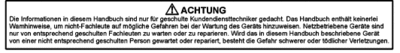 warning