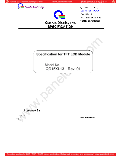 Panel_QDI_QD15XL13_Rev-01_0_[DS]