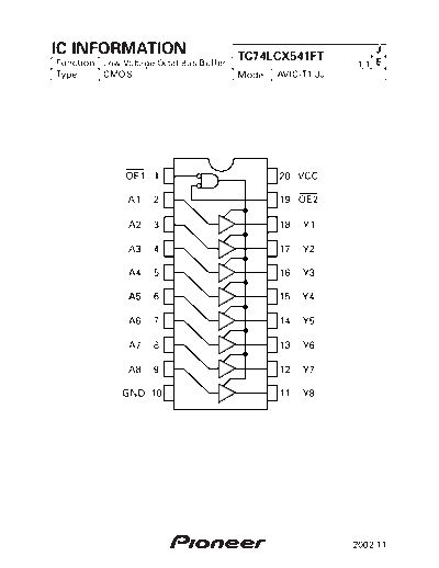 TC74LCX541FT