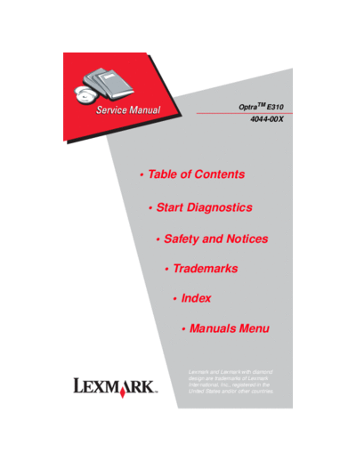 Lexmark Optra E-310 4044-00X