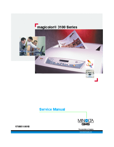 Konica Minolta QMS magicolor 3100 Service Manual