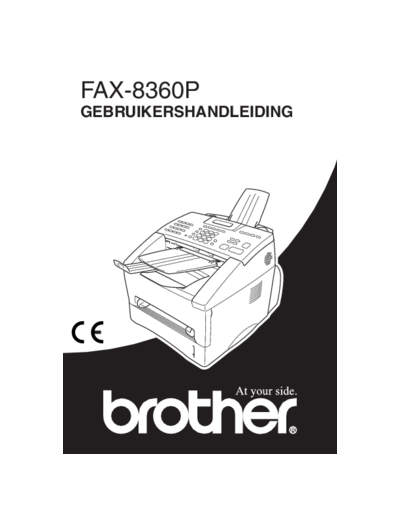 Brother Fax 8360p Gebruikershandleiding