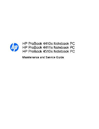 hp probook 4410s 4411s 4510s