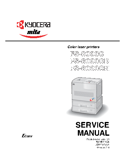 Kyocera FS-8000 Service Manual