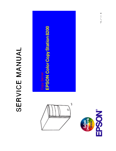 Epson Color Copy Station 8200 Service Manual