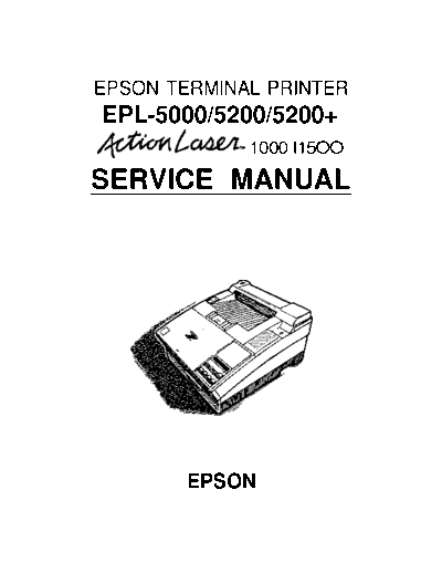 Epson EPL-5000 5200 5200+ Service_Manual