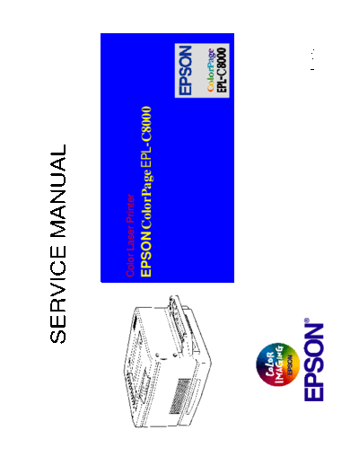 Epson EPL-C8000 Service Manual