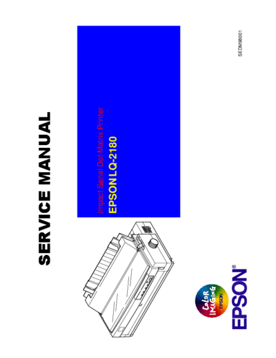 Epson LQ-2180 Service Manual