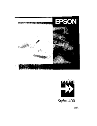 Epson Stylus 400 User