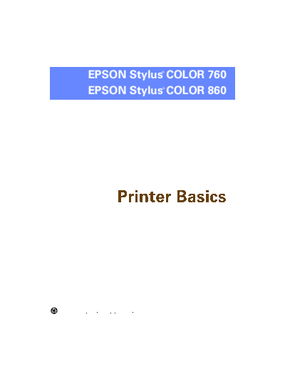 Epson Stylus 760 Manual