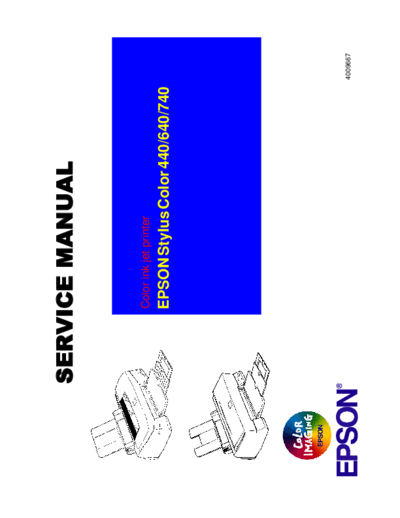 Epson Stylus Color 440 Service Manual