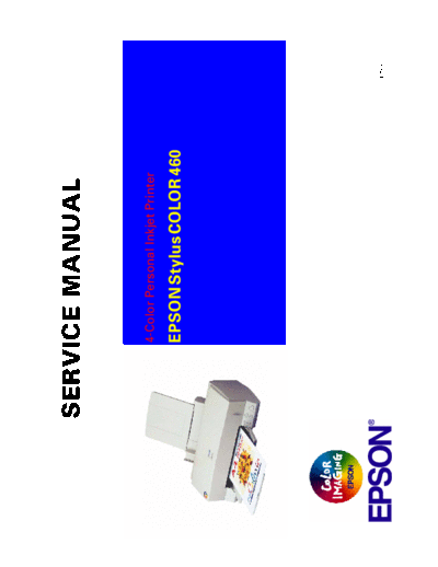 Epson Stylus Color 460 Service Manual