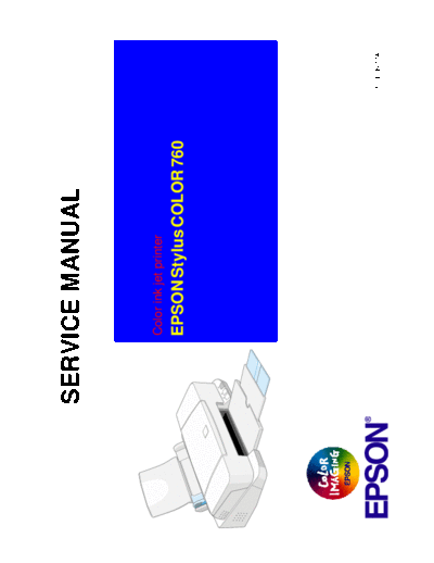 Epson Stylus Color 760 Service Manual