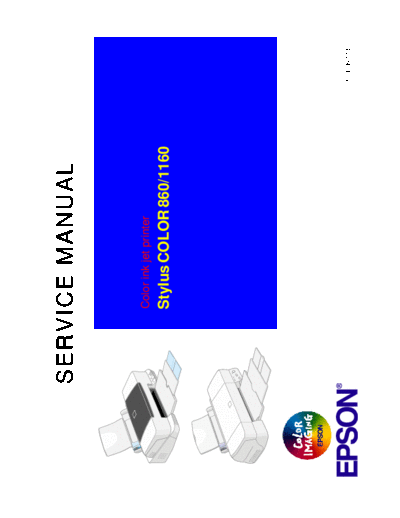 Epson Stylus Color 1160 Service Manual rev C