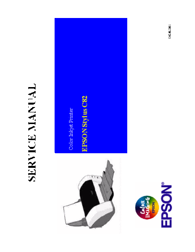 Epson Stylus Color C82 Service Manual