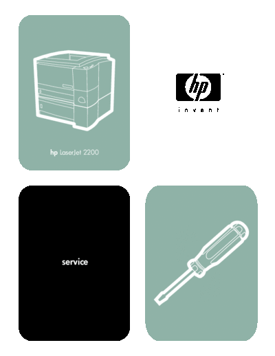 HP LaserJet 2200 Service Manual
